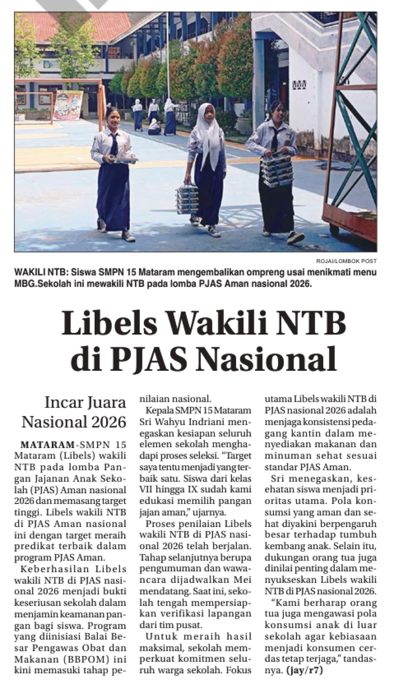 Libels Wakili NTB di PJAS Nasional
