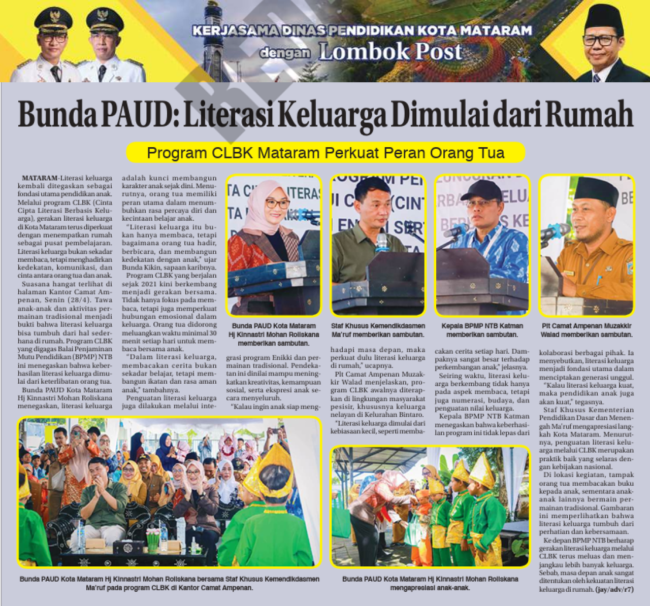 Bunda PAUD: Literasi Keluarga Dimulai dari Rumah