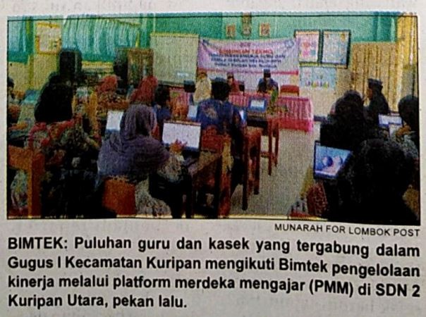 Puluhan Guru dan Kasek Ikut Bimtek Pengelolaan Kinerja Melalui PMM