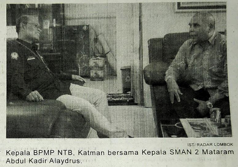 BPMP NTB Bersinergi dengan SMAN 2 Mataram