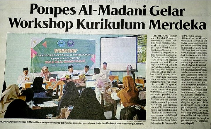 Ponpes Al-Madani Gelar Workshop Kurikulum Merdeka