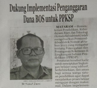 Dukung Implementasi Penganggaran Dana BOS Untuk PPKSP