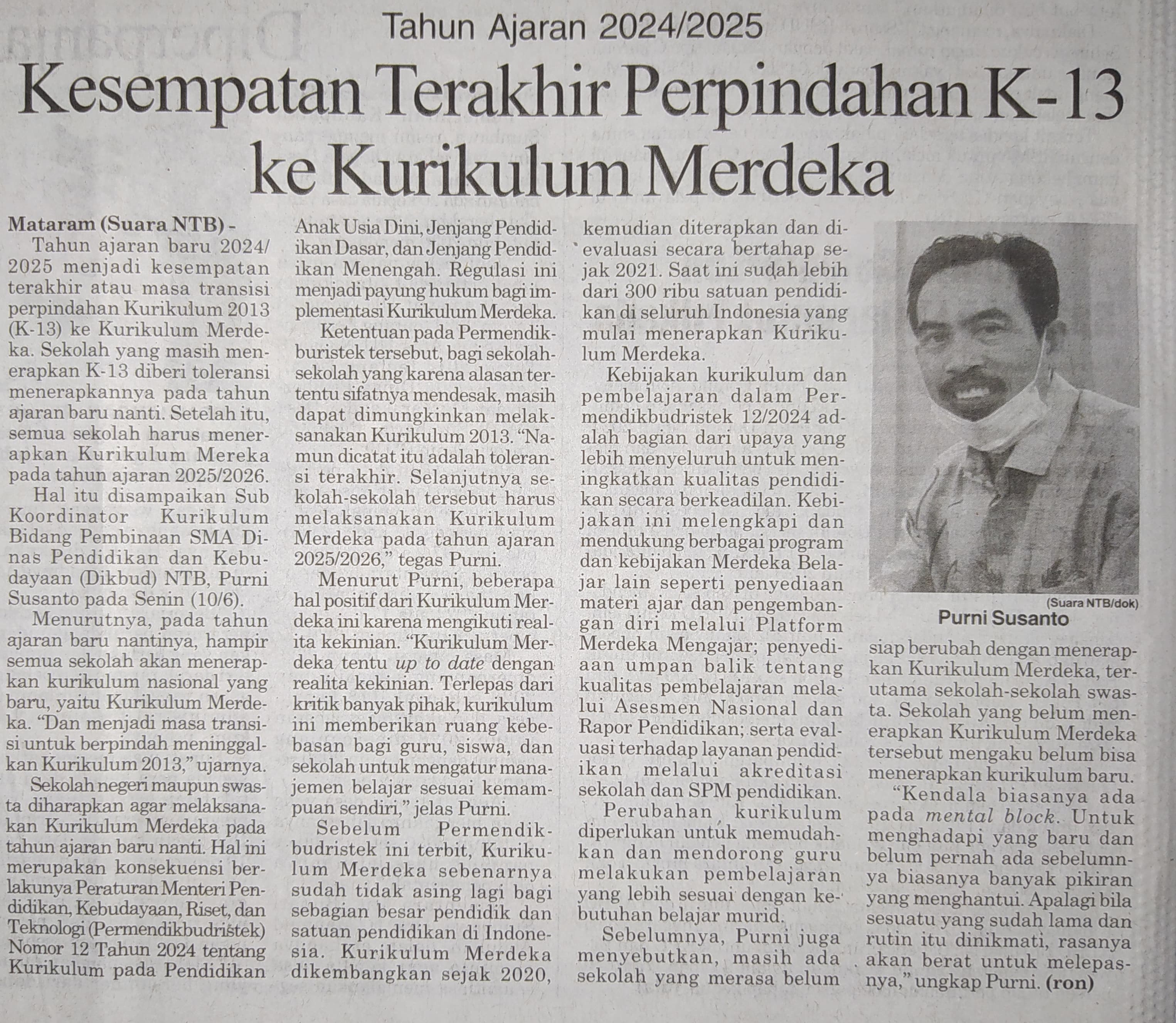 Kesempatan Terakhir Perpindahan K-13 ke Kurikulum Merdeka