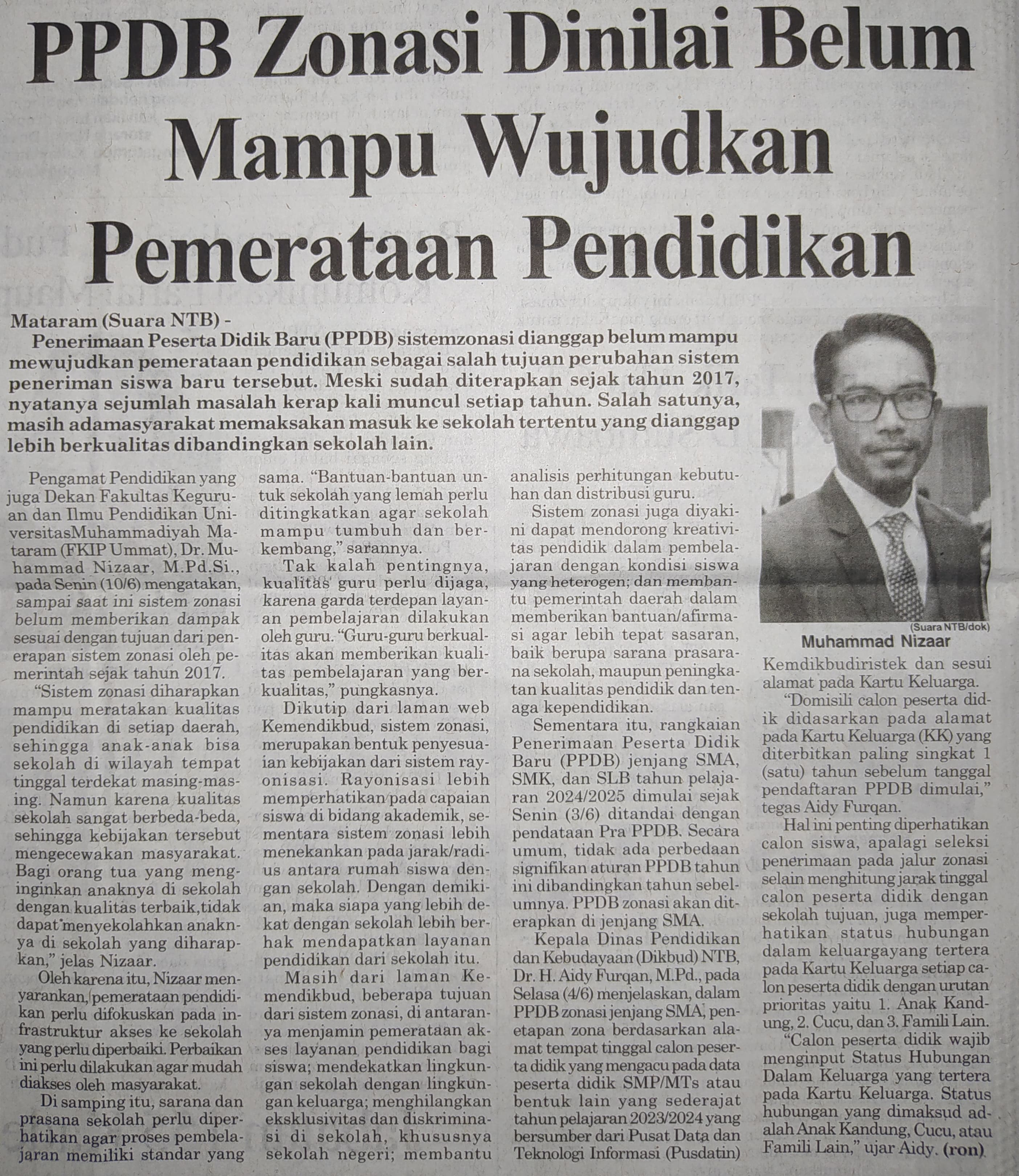 PPDB Zonasi Dinilai Belum Mampu Wujudkan Pemerataan Pendidikan