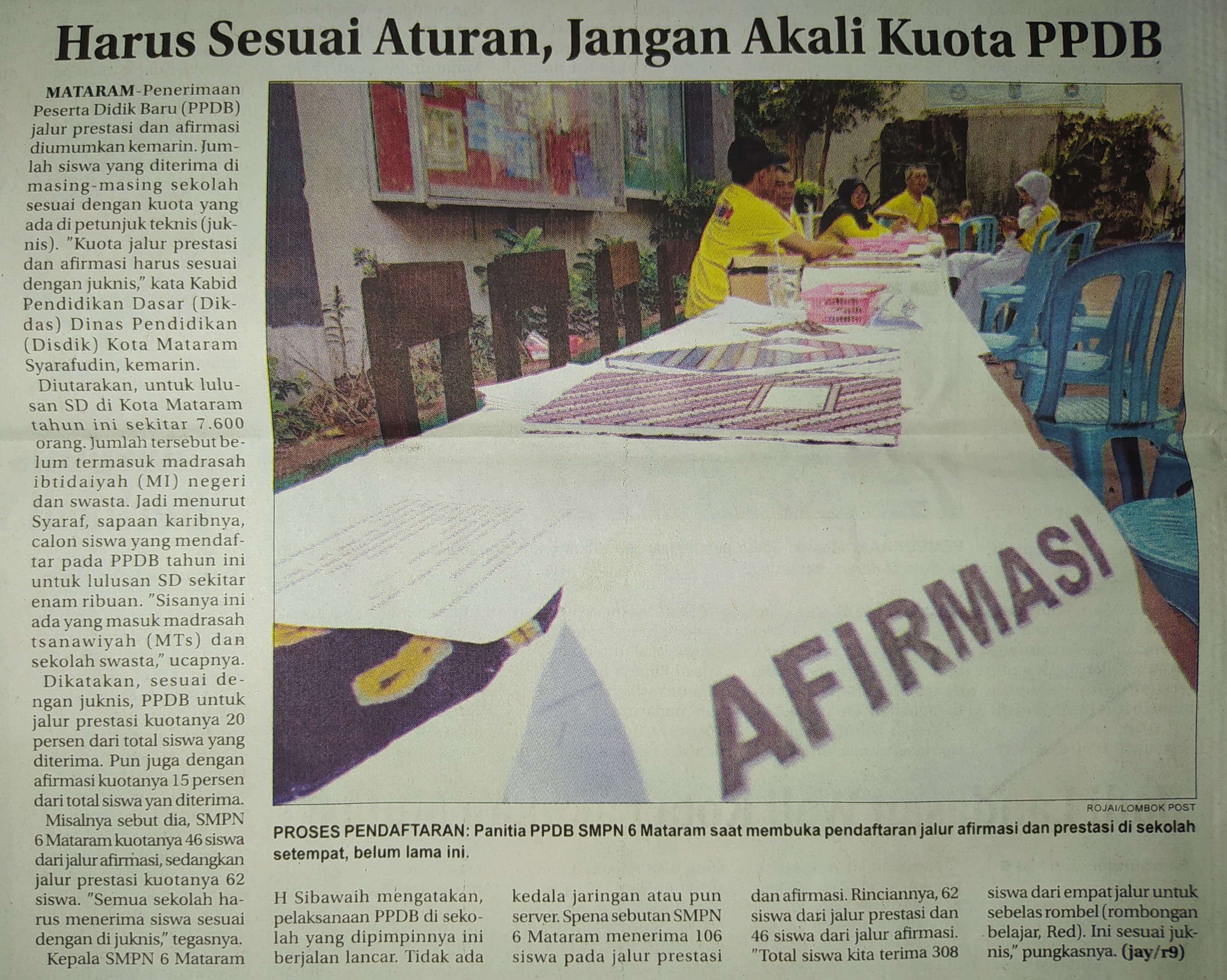 Harus Sesuai Aturan, Jangan Akali Kuota PPDB