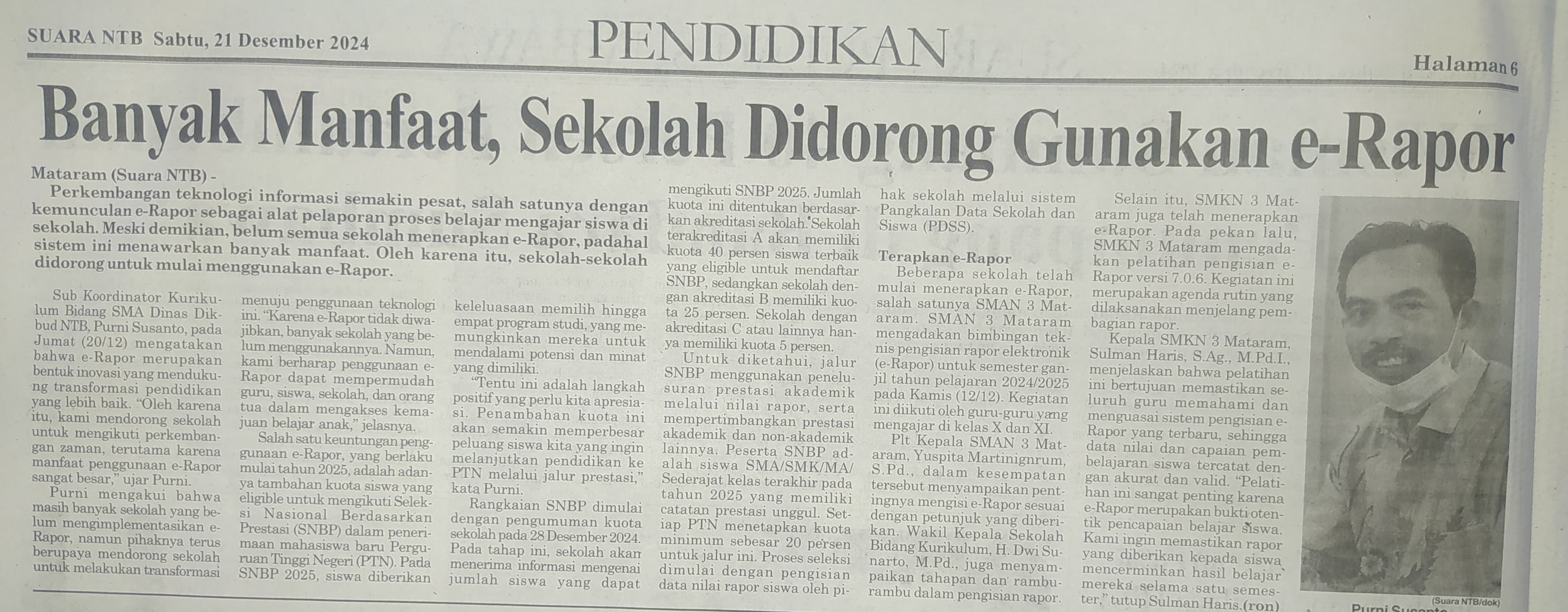Banyak Manfaat, Sekolah Didorong Gunakan e-Rapor