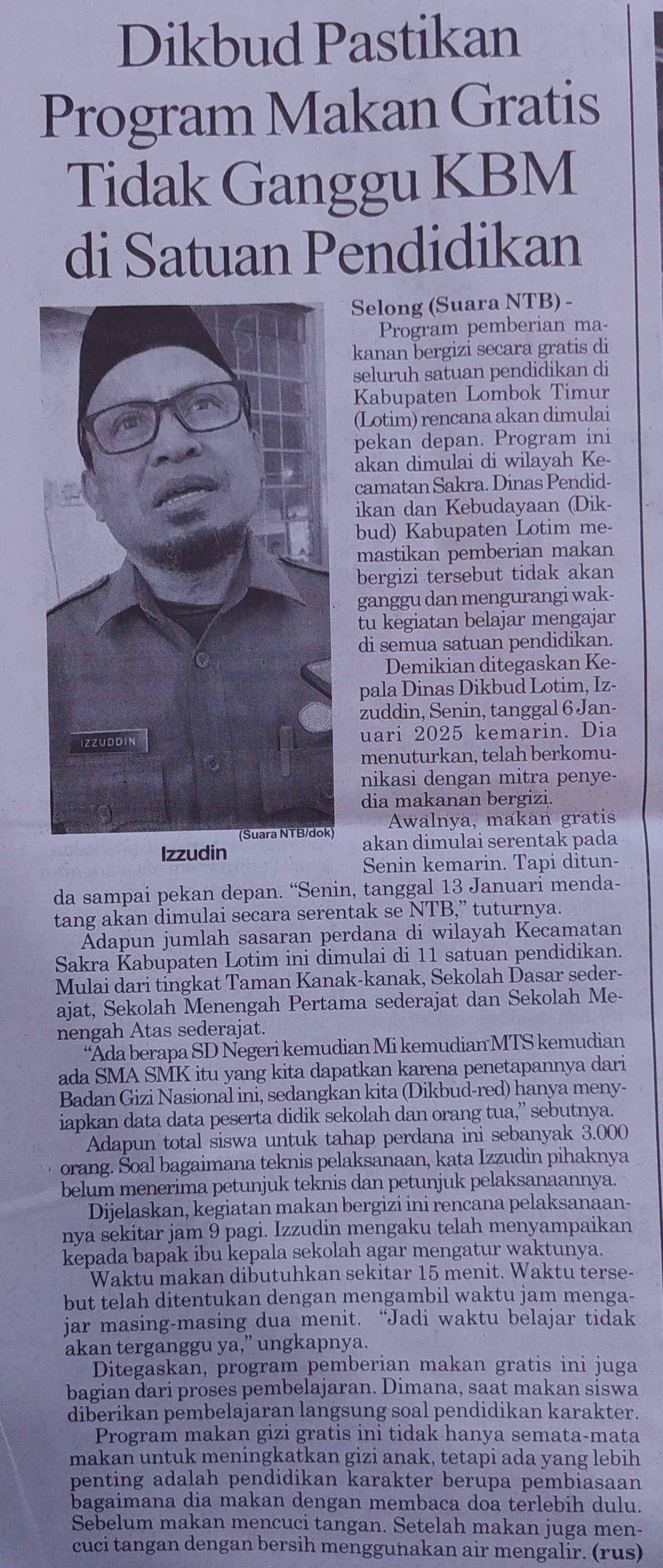 Dikbud Pastikan Program Makan Gratis Tidak Ganggu KBM di Satuan Pendidikan