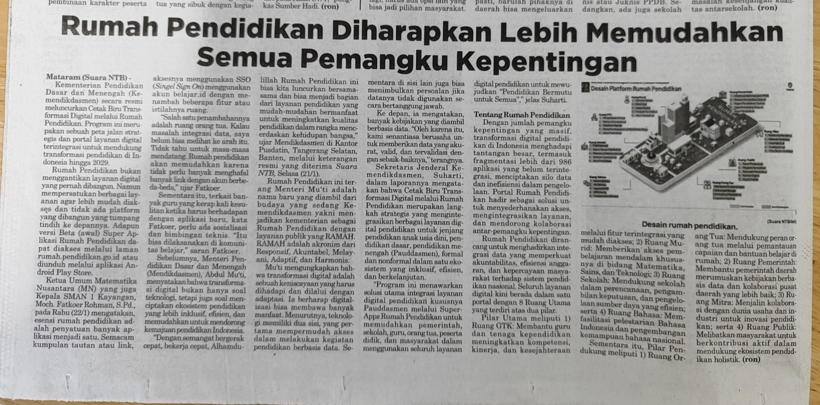 Rumah Pendidikan Diharapkan Lebih Memudahkan Semua Pemangku Kepentingan