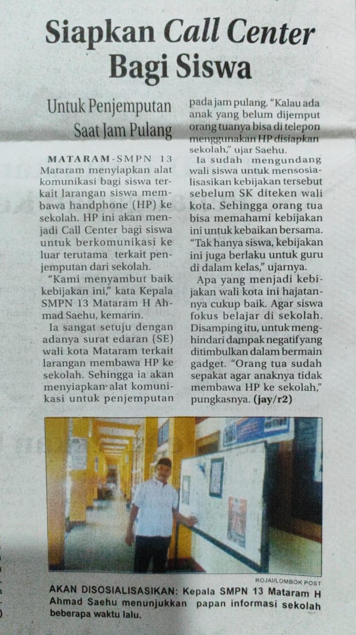 Siapkan Call Center Bagi Siswa