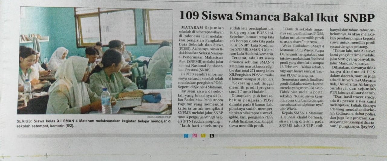 109 Siswa Smanca Bakal Ikut SNBP