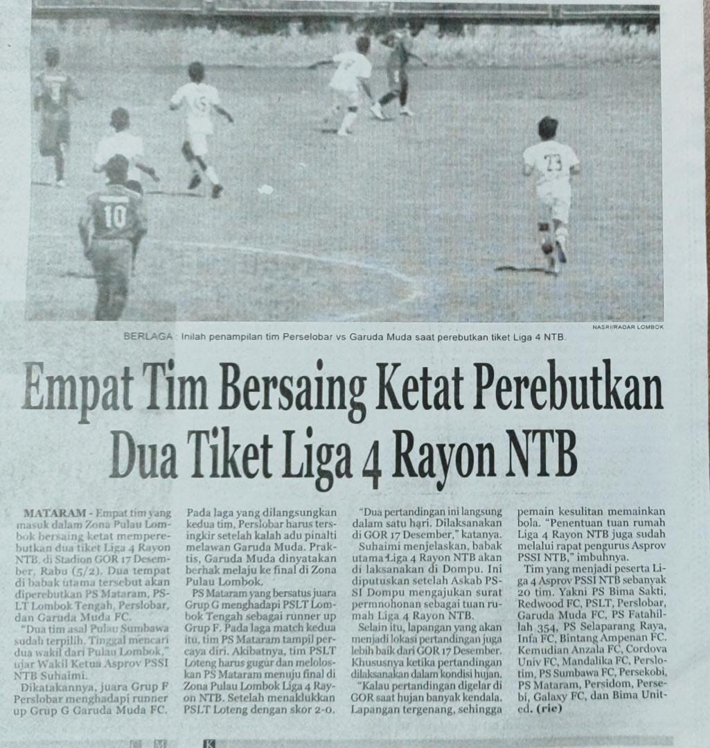 4 Tim Bersaing Ketat Perebutkan 2 Tiket Liga 4 Rayon NTB