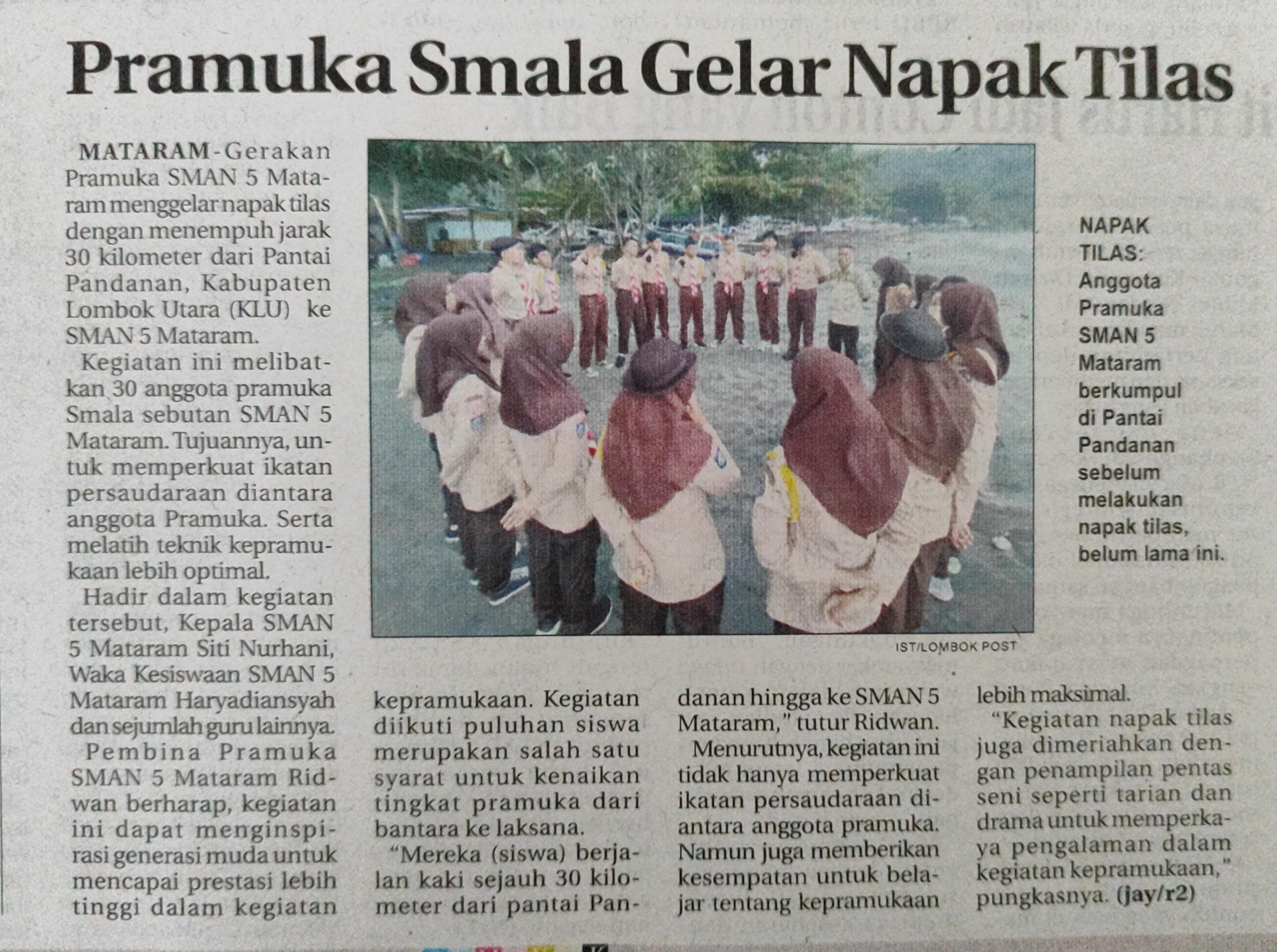 Pramuka Smala Gelar Napak Tilas