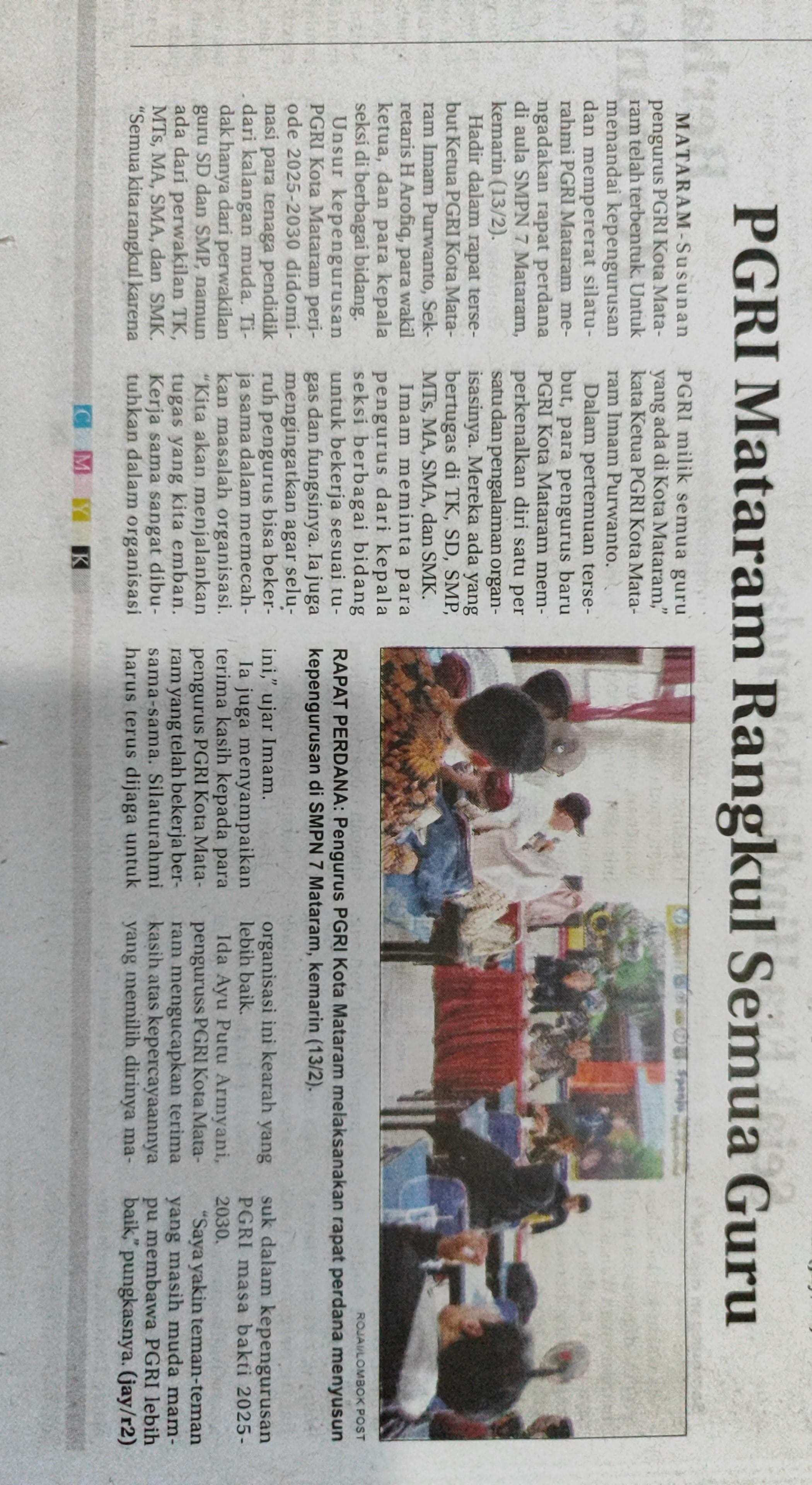 PGRI Mataram Rangkul Semua Guru