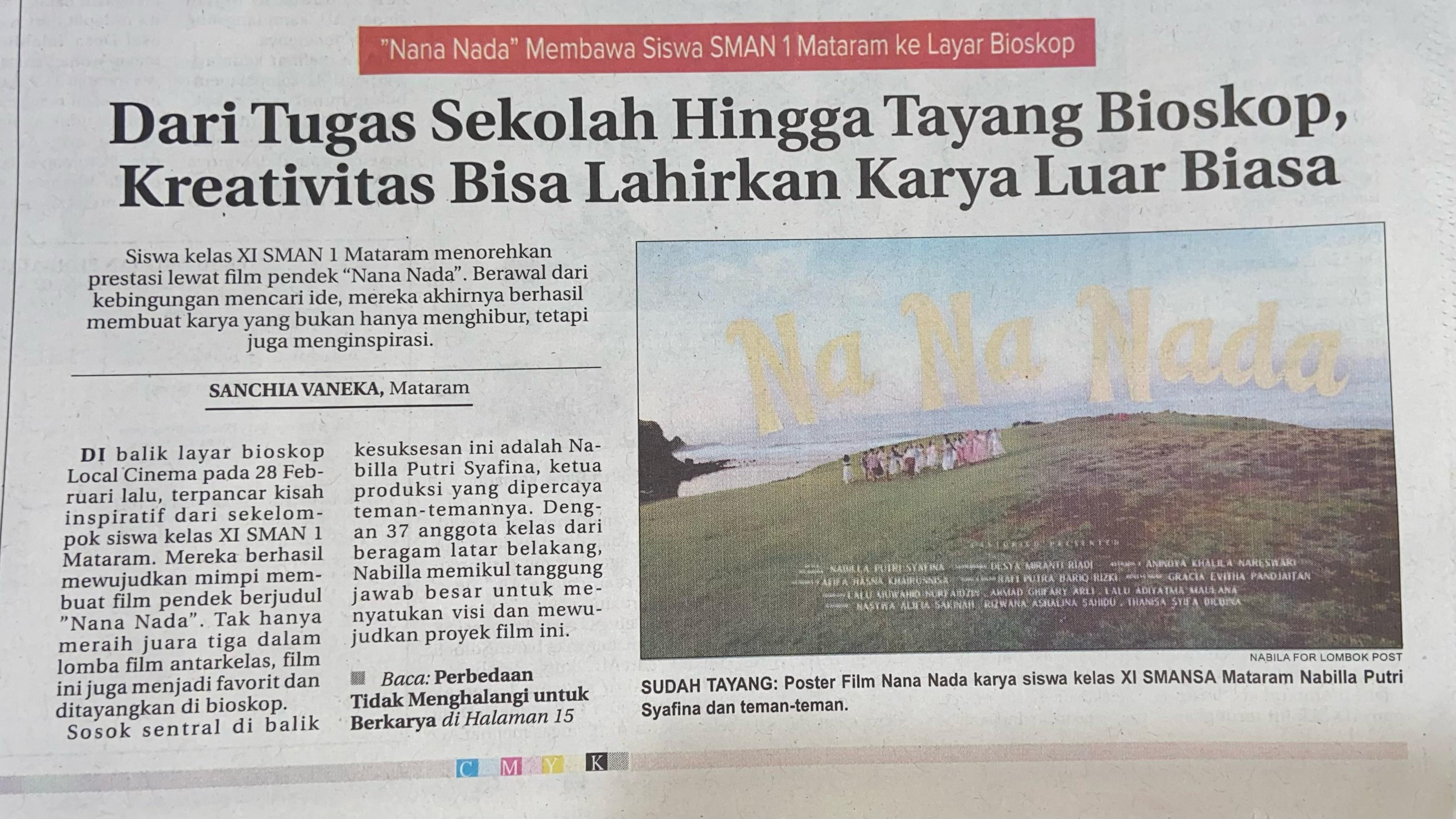 Dari Tugas Sekolah Hingga Tayang Bioskop, Kreativitas Bisa Lahirkan Karya Luar Biasa