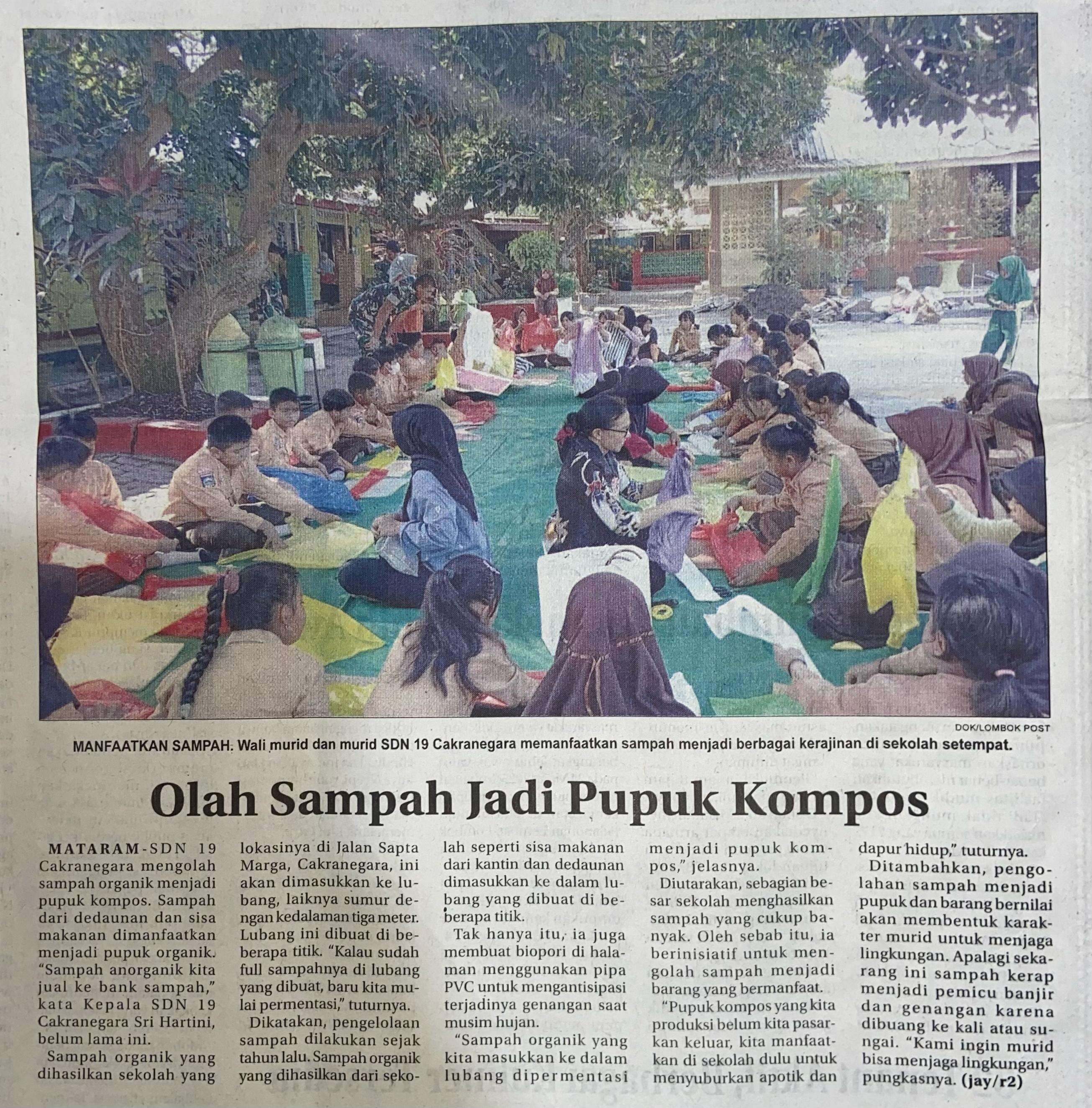 Olah Sampah Jadi Pupuk Kompos