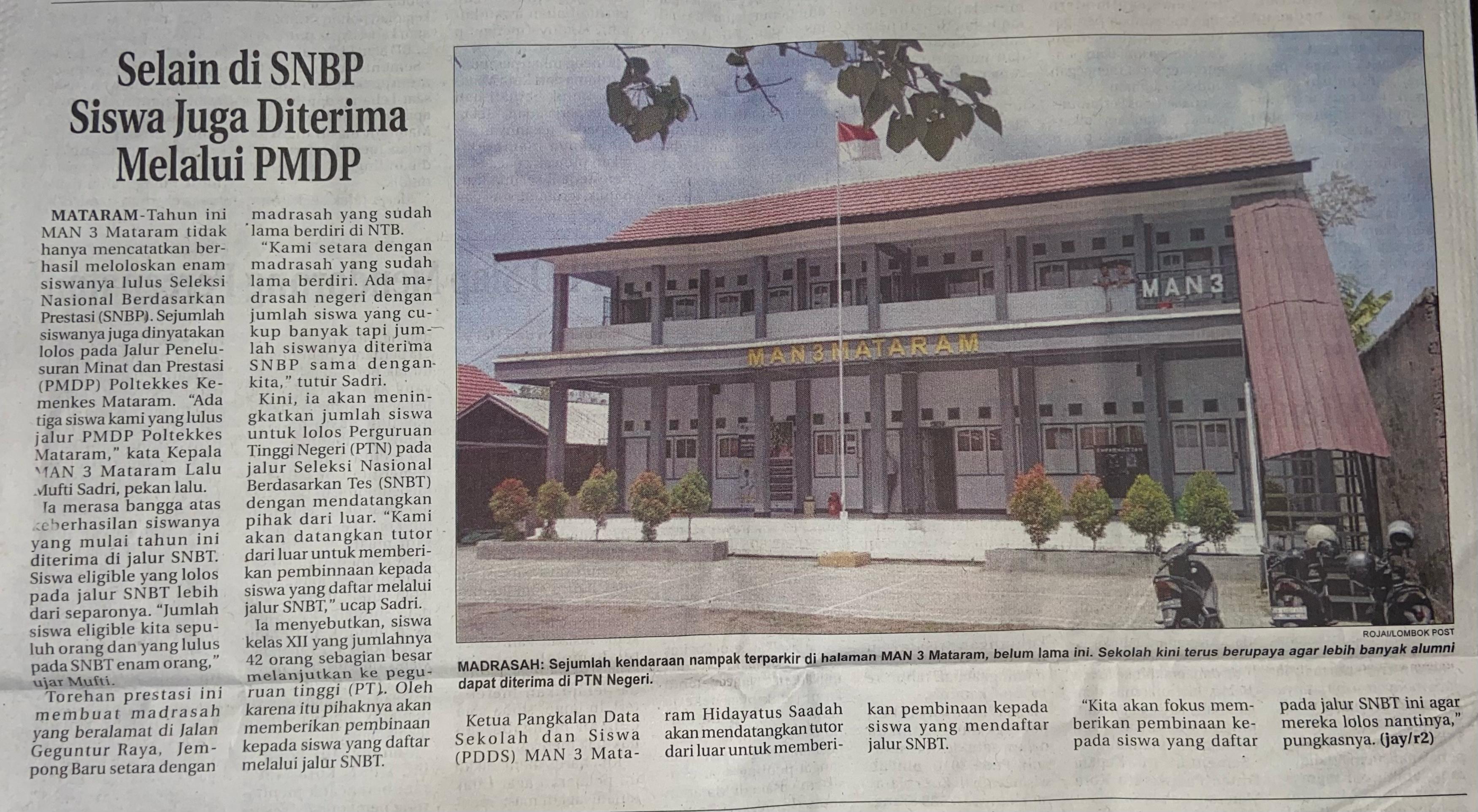 Selain Di SNBP, Siswa Juga Diterima Melalui PMDP