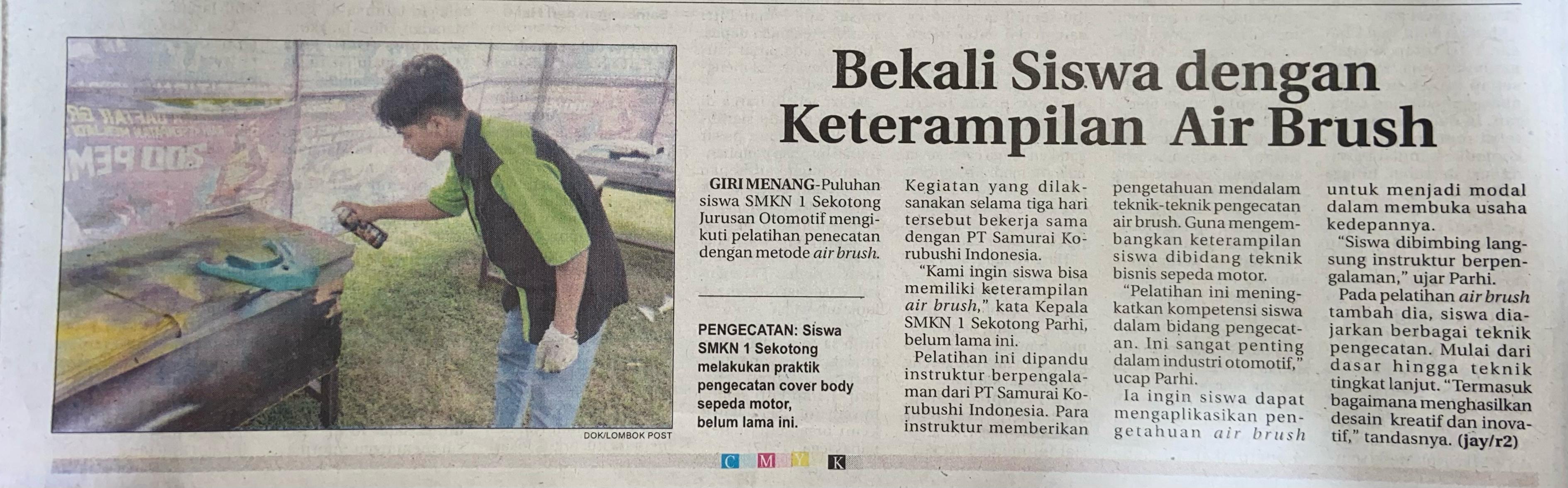 Bekali Siswa dengan Keterampilan Air Brush