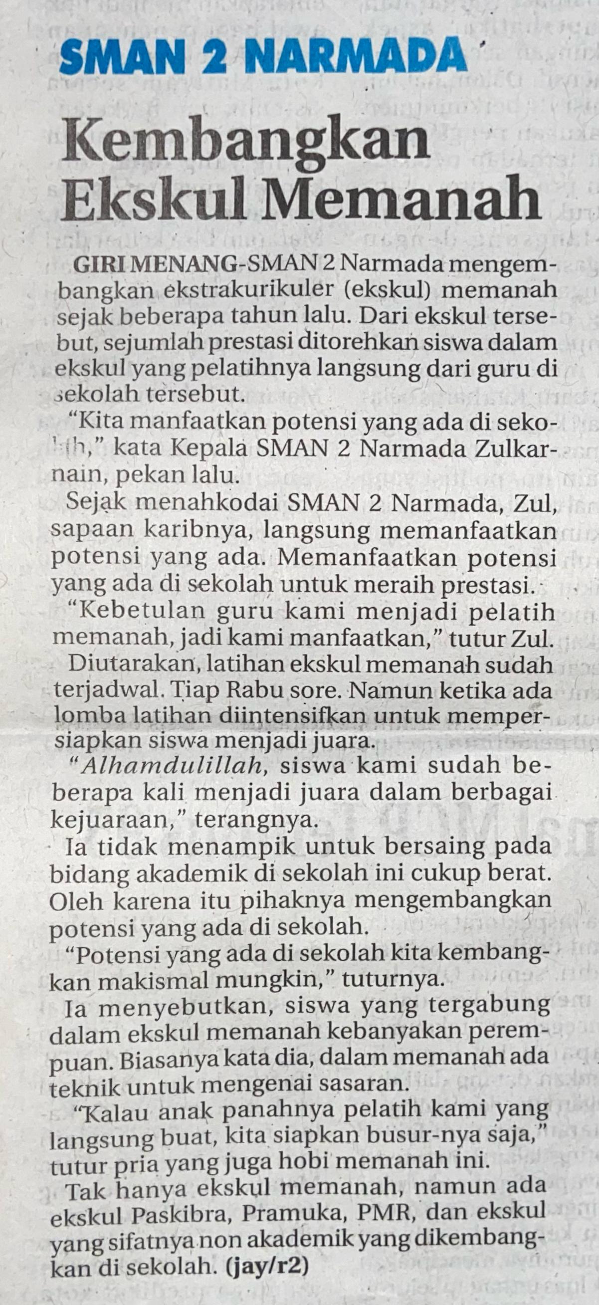 Kembangkan Ekskul Memanah