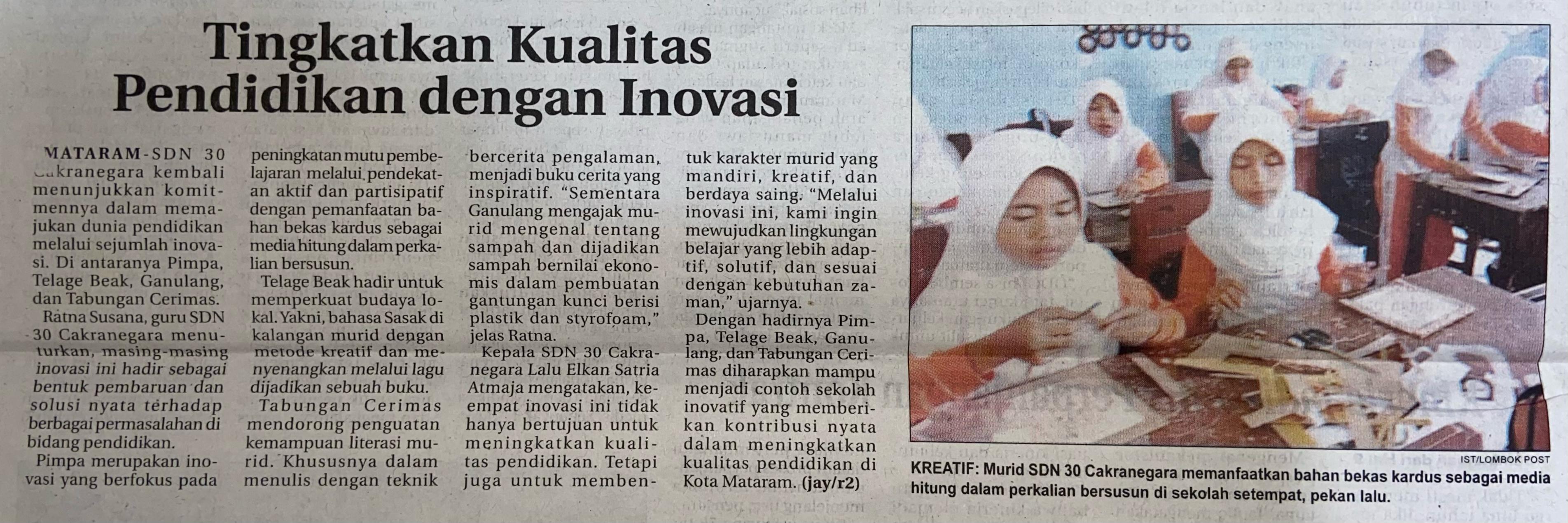 Tingkatkan Kualitas Pendidikan dengan Inovasi