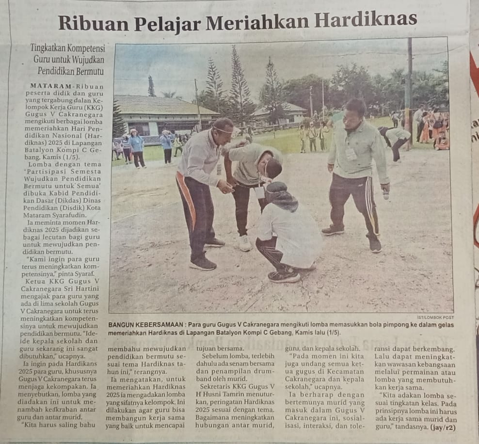 Ribuan Pelajar Meriahkan Hardiknas