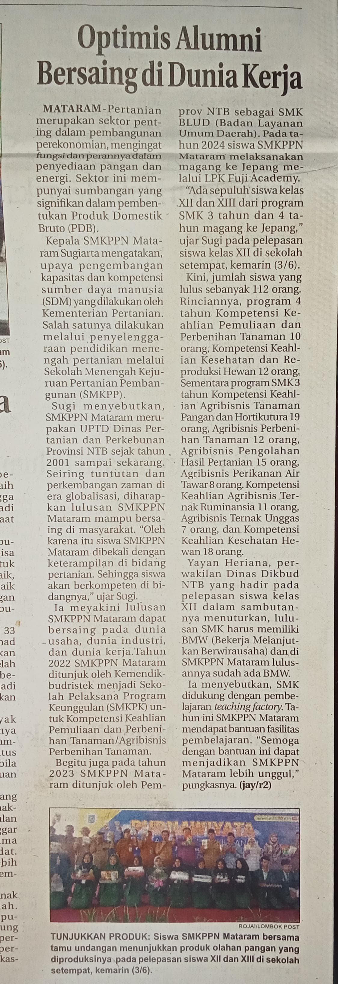 OPTIMIS ALUMNI BERSAING DI DUNIA KERJA