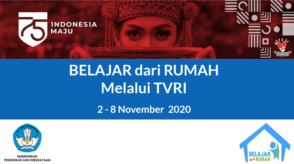 BELAJAR dari RUMAH Melalui TVRI