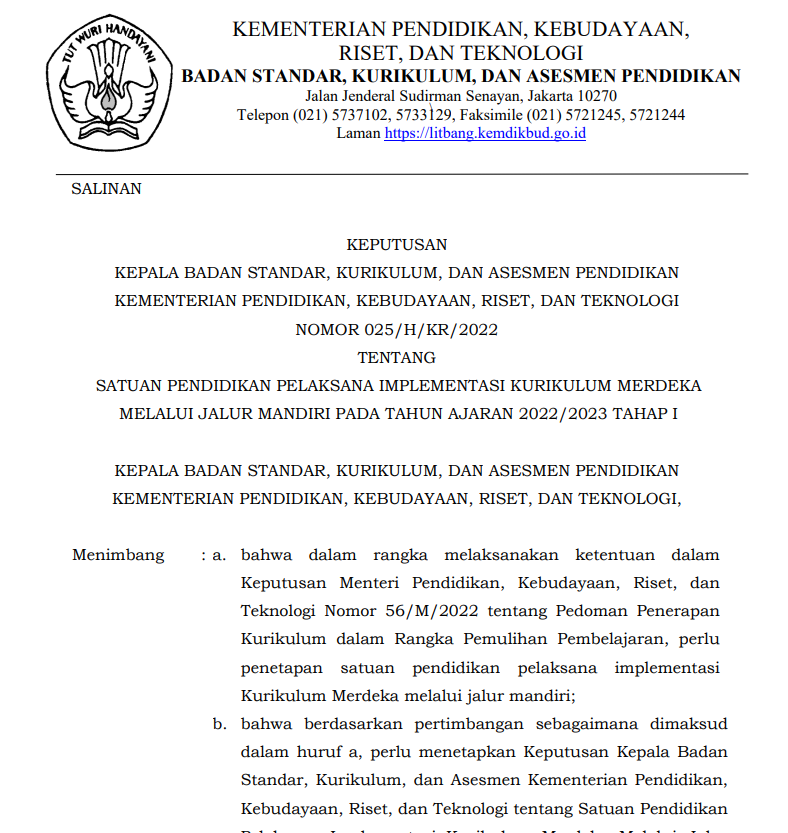 SK IKM Tahap I