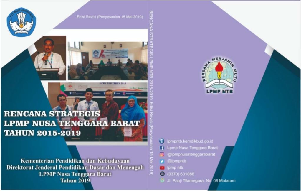 Rencana Strategis LPMP Nusa Tenggara Barat Tahun 2015-2019